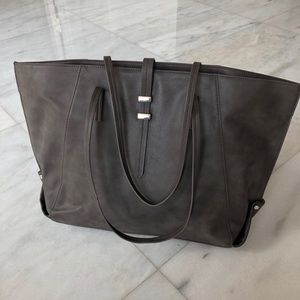Banana Republic grey shoulder tote business bag